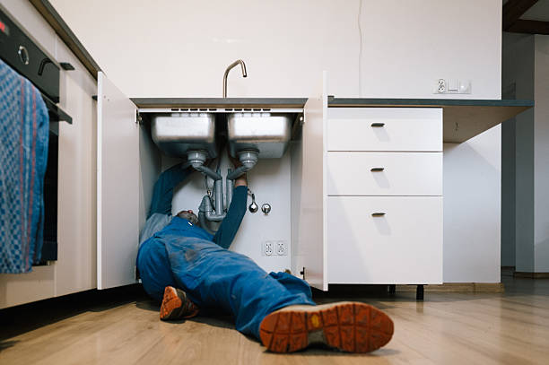 Professional Drain Cleaning technician working in Eaton, NY